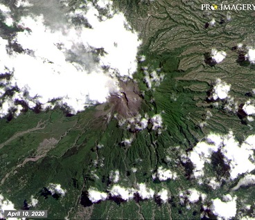 Viewing Volcano Eruptions from Space